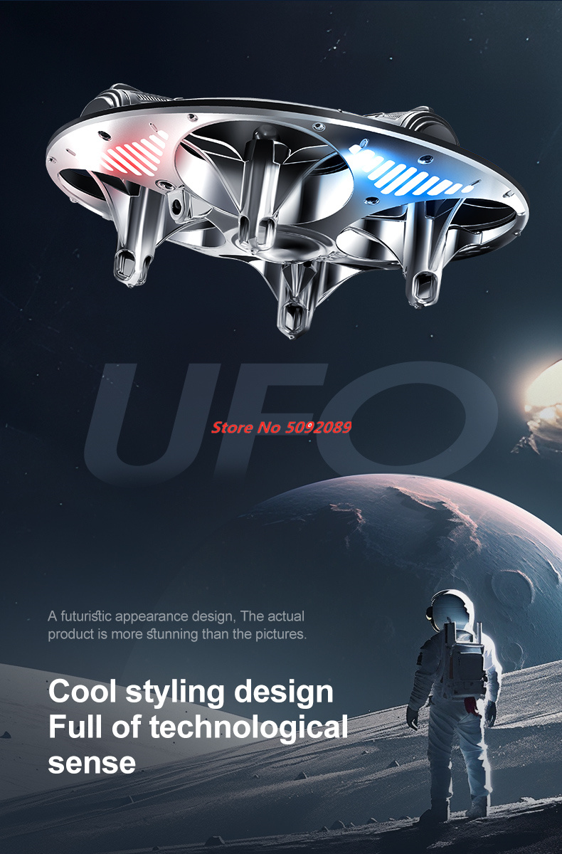 Drone Led Light - طائرة هليكوبتر صغيرة ذكية للتحكم عن