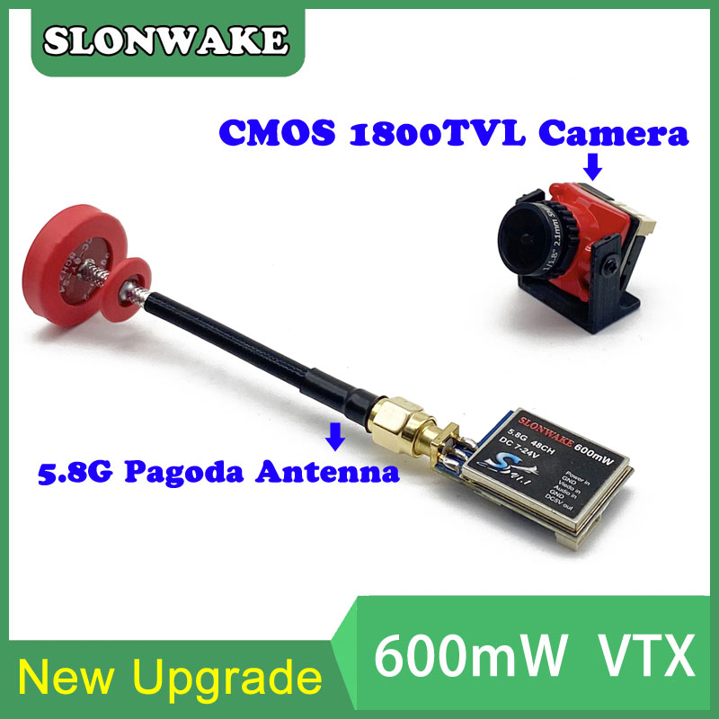 5.8G 48CH 600mW قابل للتعديل V - مراجعة Drone Camera وسعره