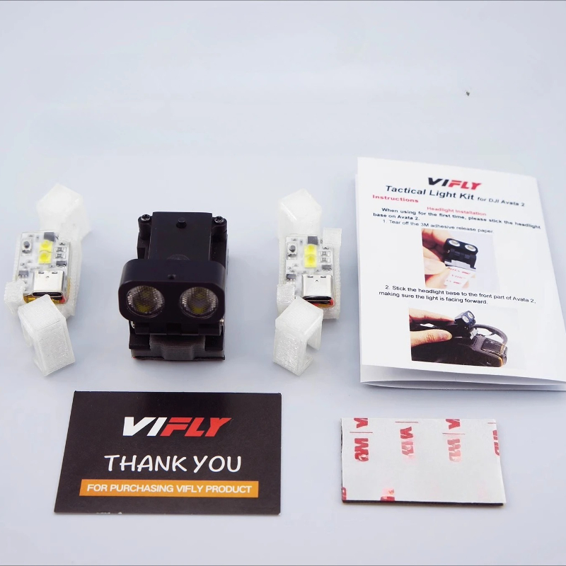 طقم إضاءة LED لطائرة VIFLY Ava - مراجعة Drone Led Light وسعره
