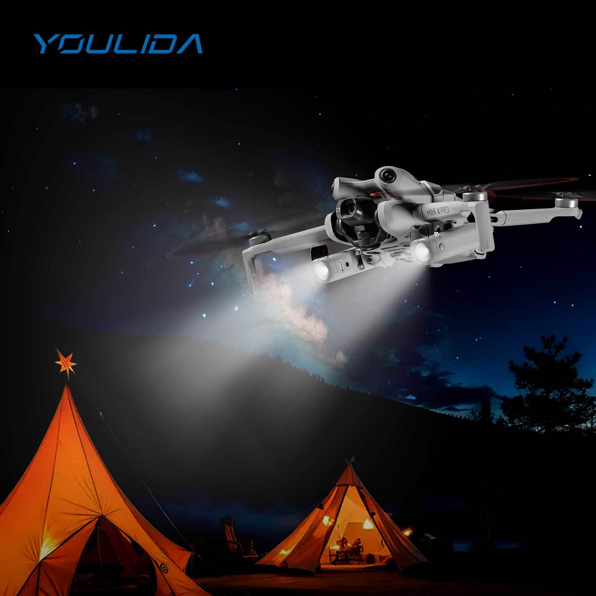 ل DJI Mini 4 Pro LED ضوء الملا - مراجعة Drone Led Light وسعره