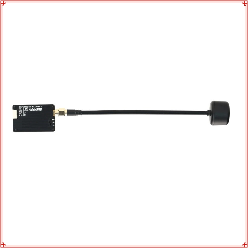 جهاز إرسال RUSHFPV 3.3G 2W VTX - مراجعة Drone Receiver وسعره