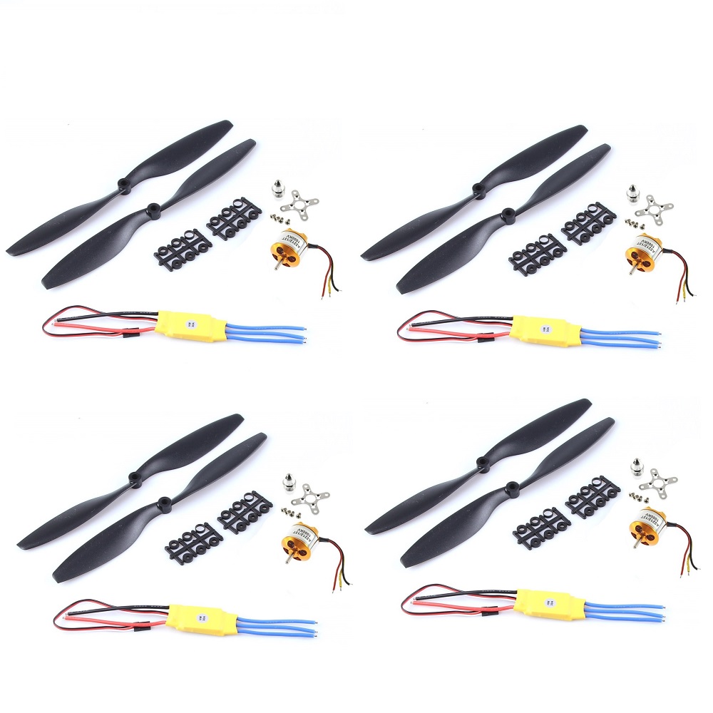 4 مجموعة/وحدة A2212 1000KV 140 - مراجعة Drone Power Distribution Board وسعره