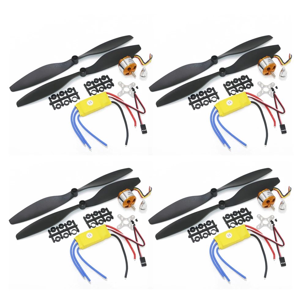 4 مجموعة/وحدة A2212 1000KV 140 - مراجعة Drone Power Distribution Board وسعره