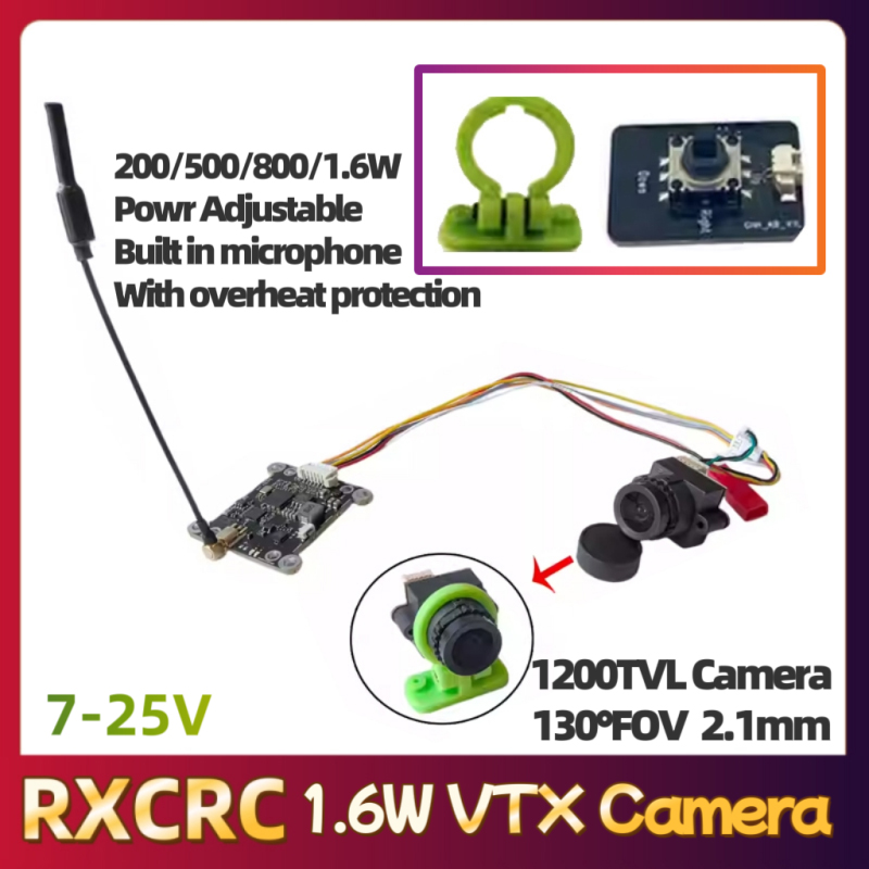 RXCRC 5.8G وحدة 48CH 1.6W VTX  - مراجعة Drone Receiver وسعره