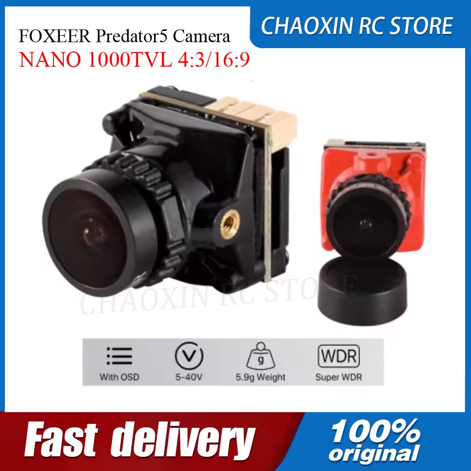 كاميرا FOXEER Predator5 NANO 1 - مراجعة Drone Battery وسعره