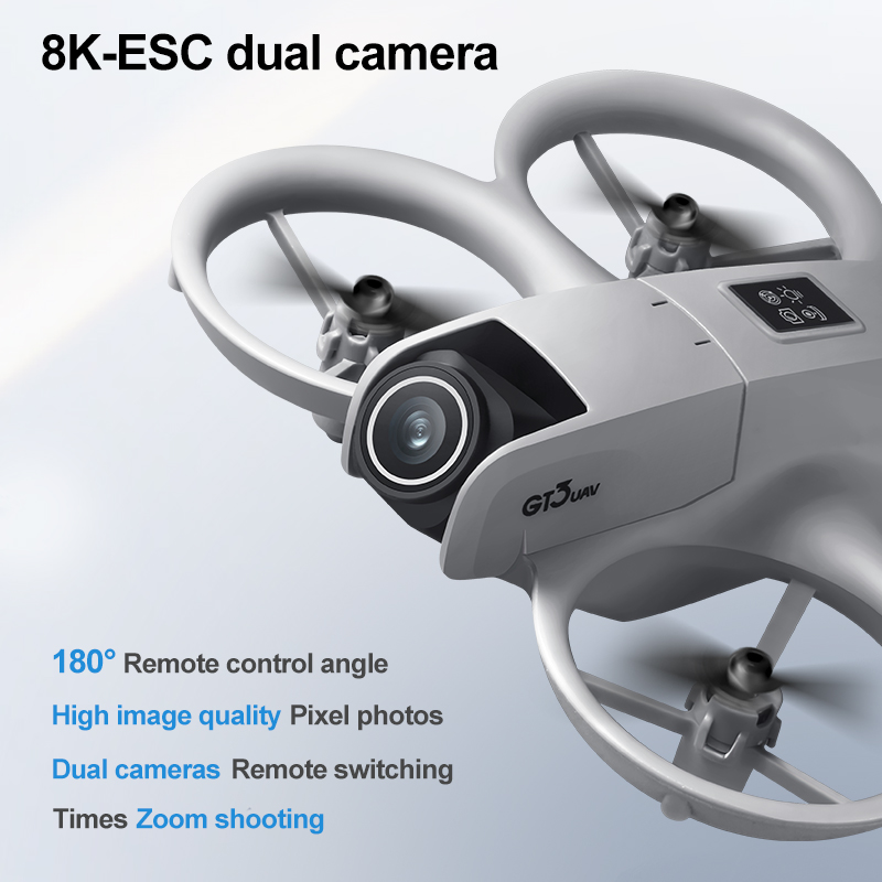 GT3 جديد مع شاشة صغيرة بدون طي - مراجعة Drone Camera وسعره